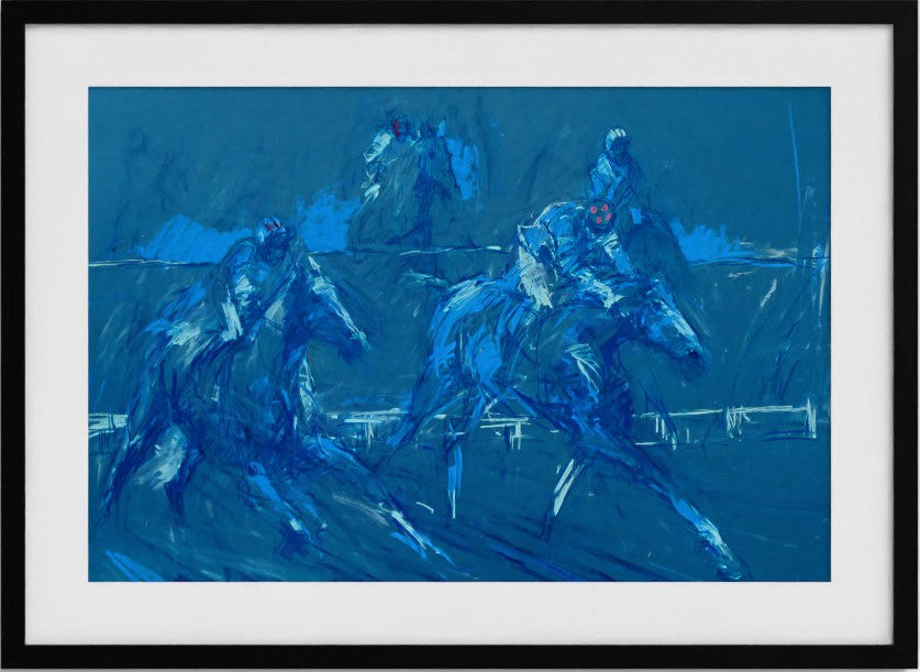 Blue Chasers By Alasdair Banks Print