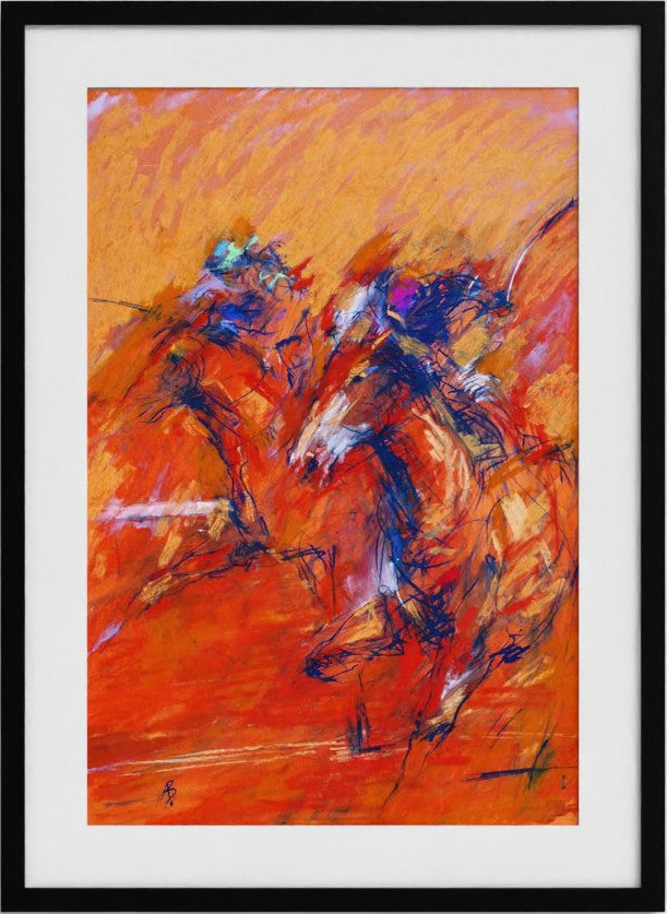 Furlong to Go By Alasdair Banks Print
