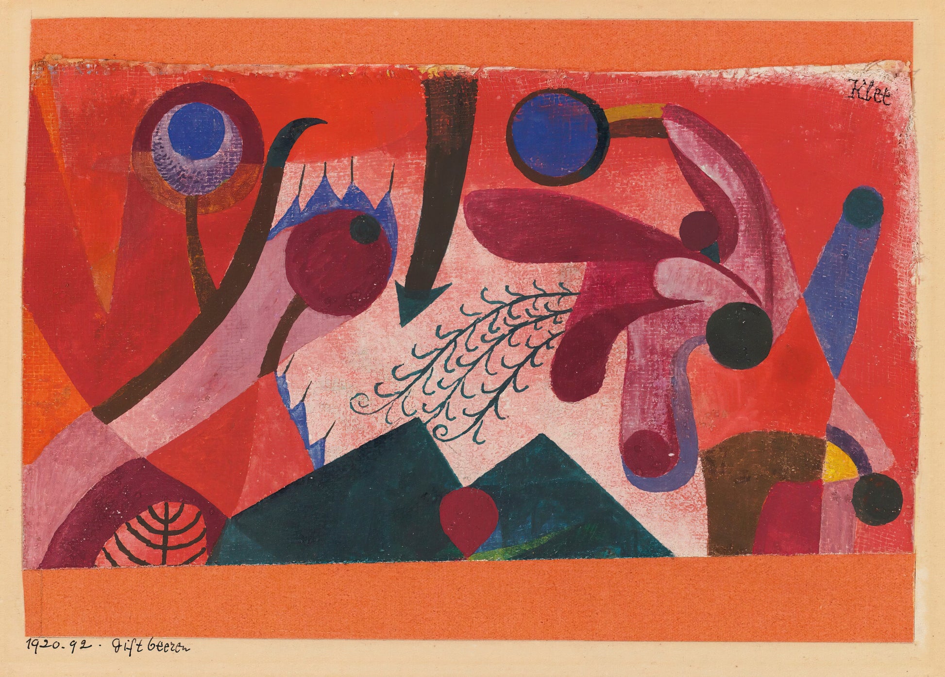 Giftbeeren Poisonous Berries | Paul Klee