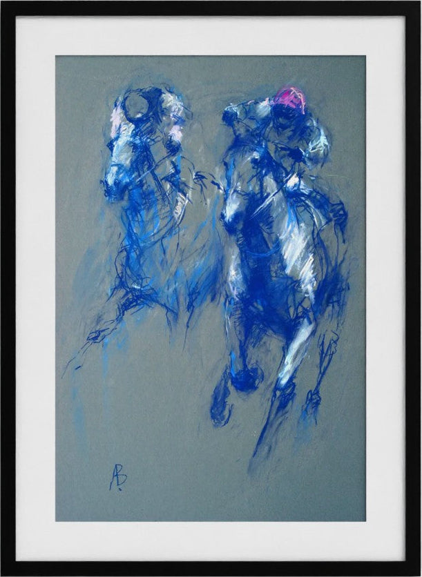 Greys & Blues By Alasdair Banks Print