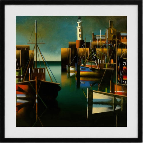 Harbour Dawn By Stephen Mangan Print