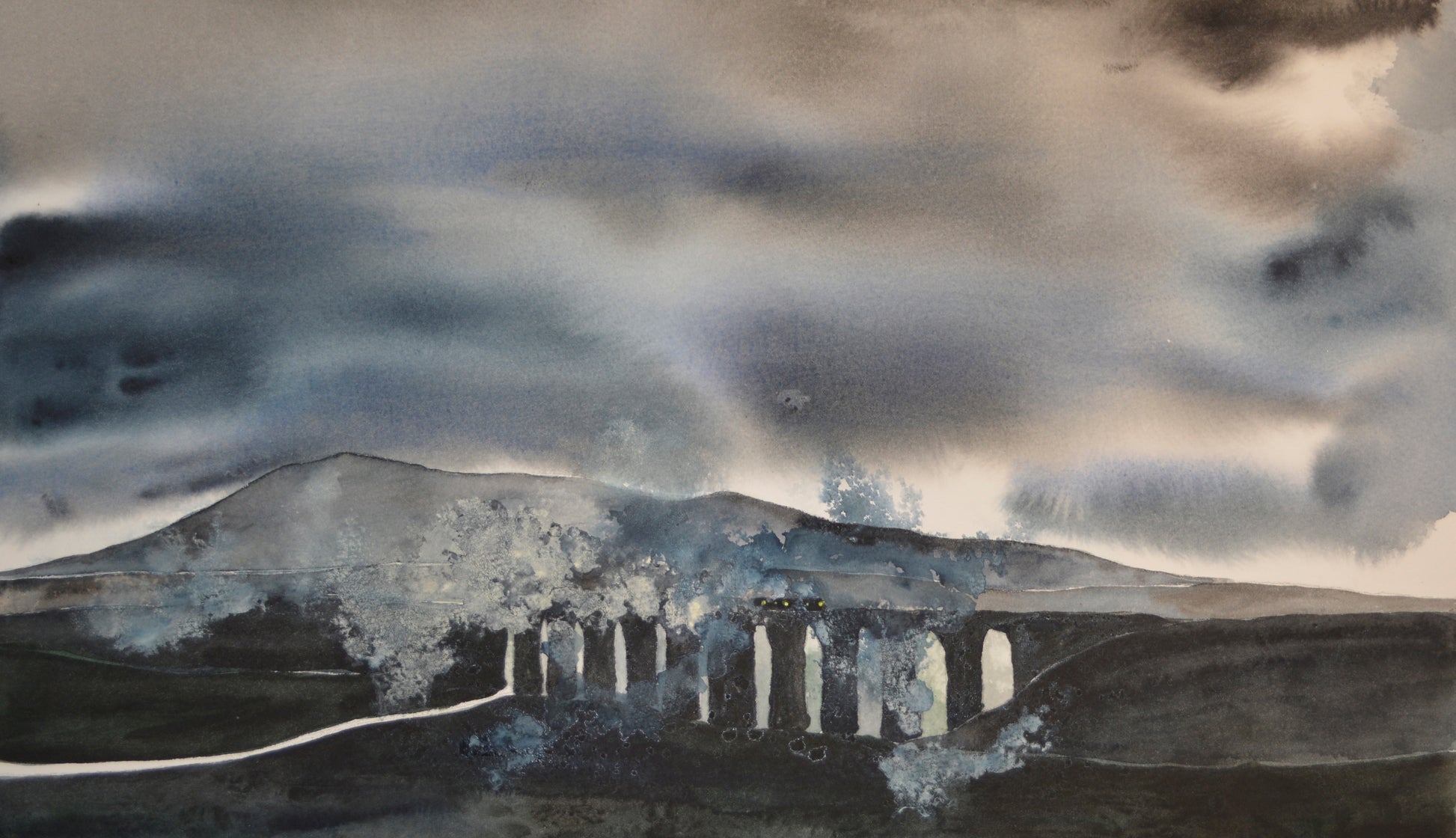Original artwork | Ribblehead Viaduct | Judith Beeby