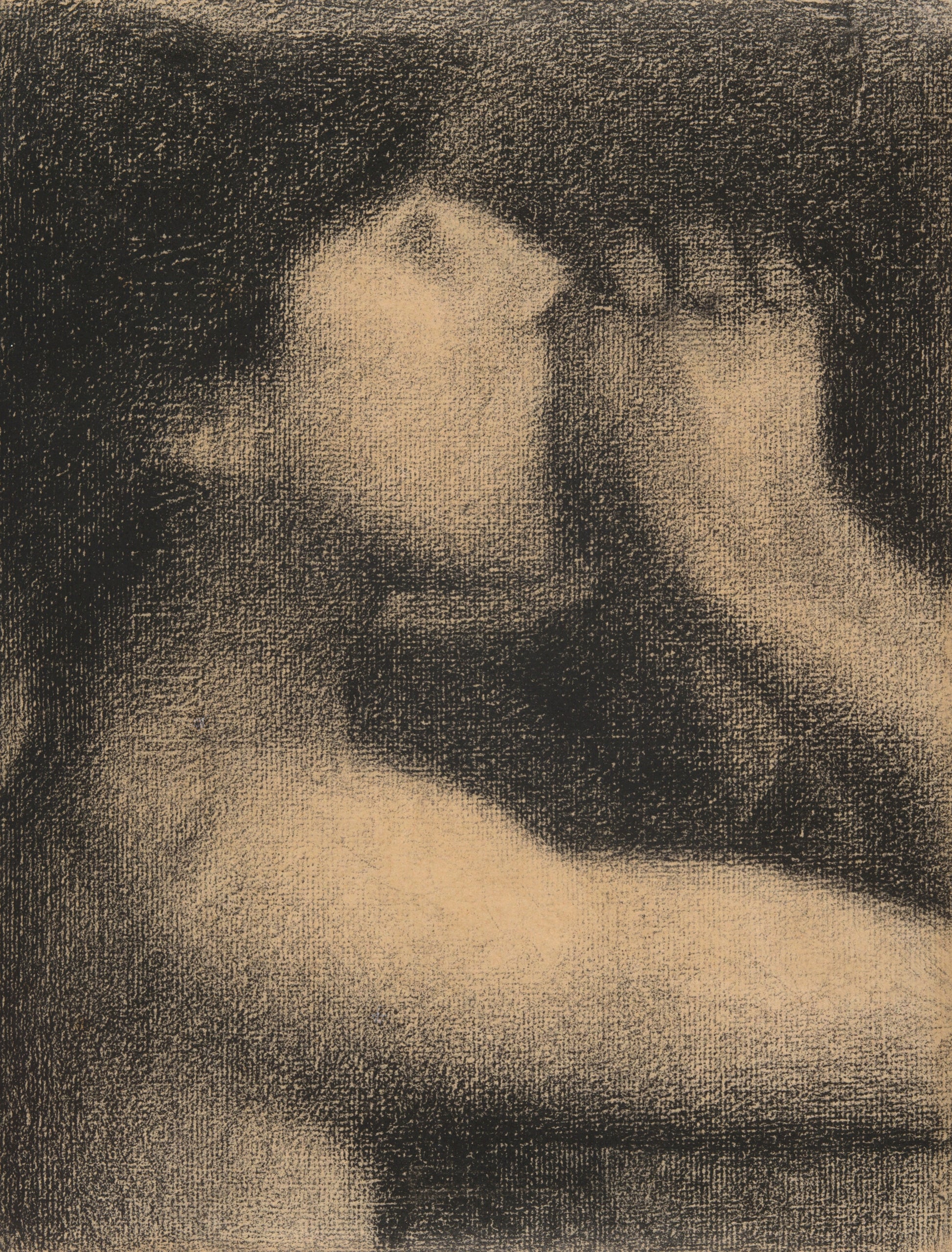L'écho, study for Une baignade, Asnières | Georges Seurat