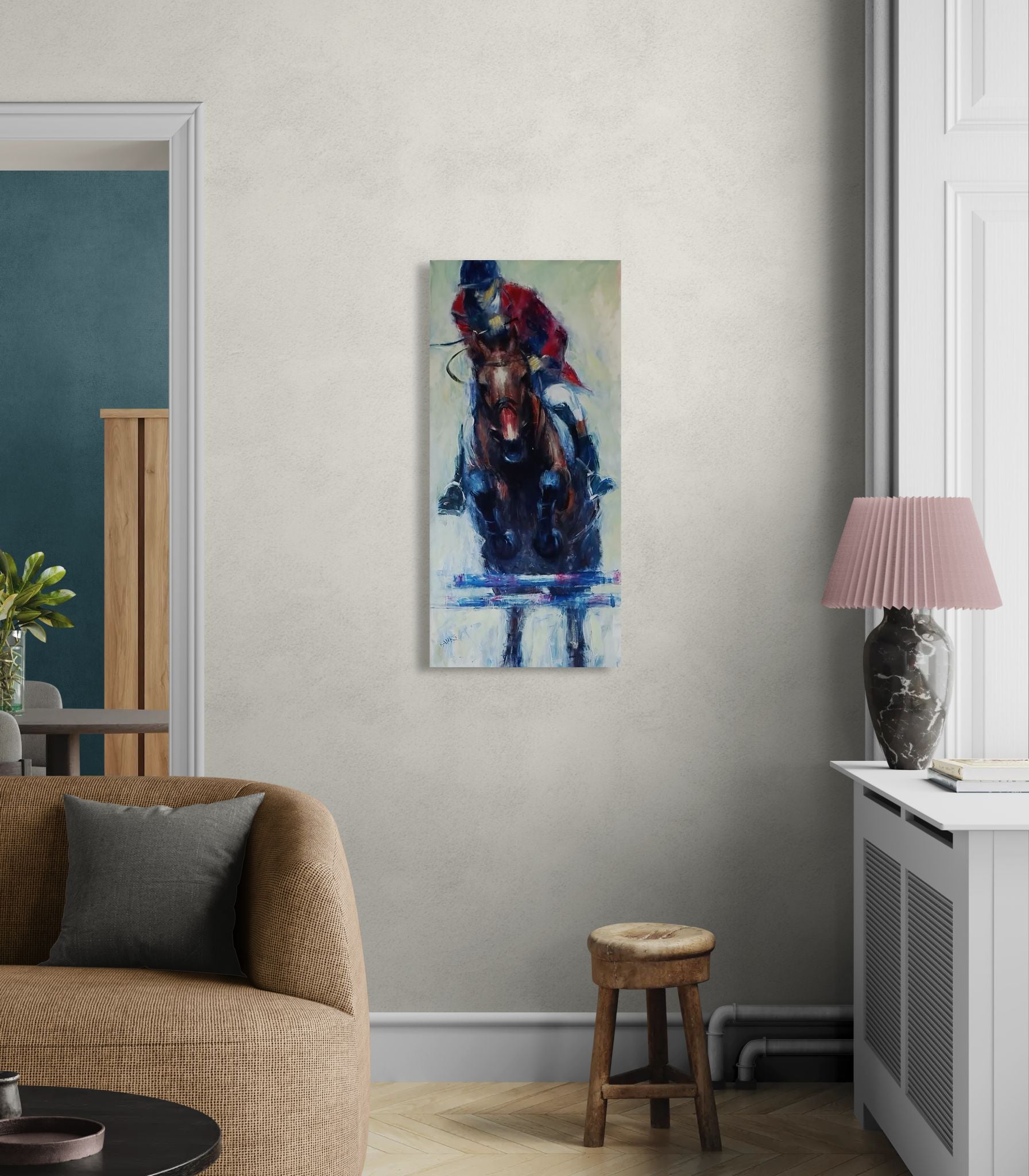 Original artwork | The Showjumper | Alasdair Banks