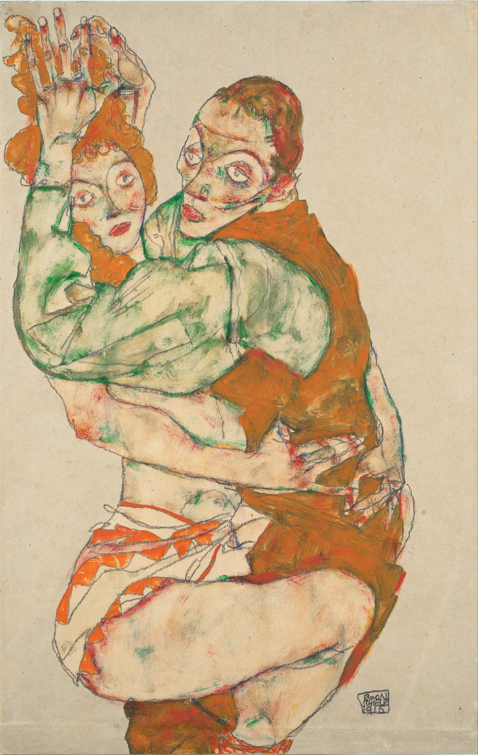 Lovemaking | Egon Schiele