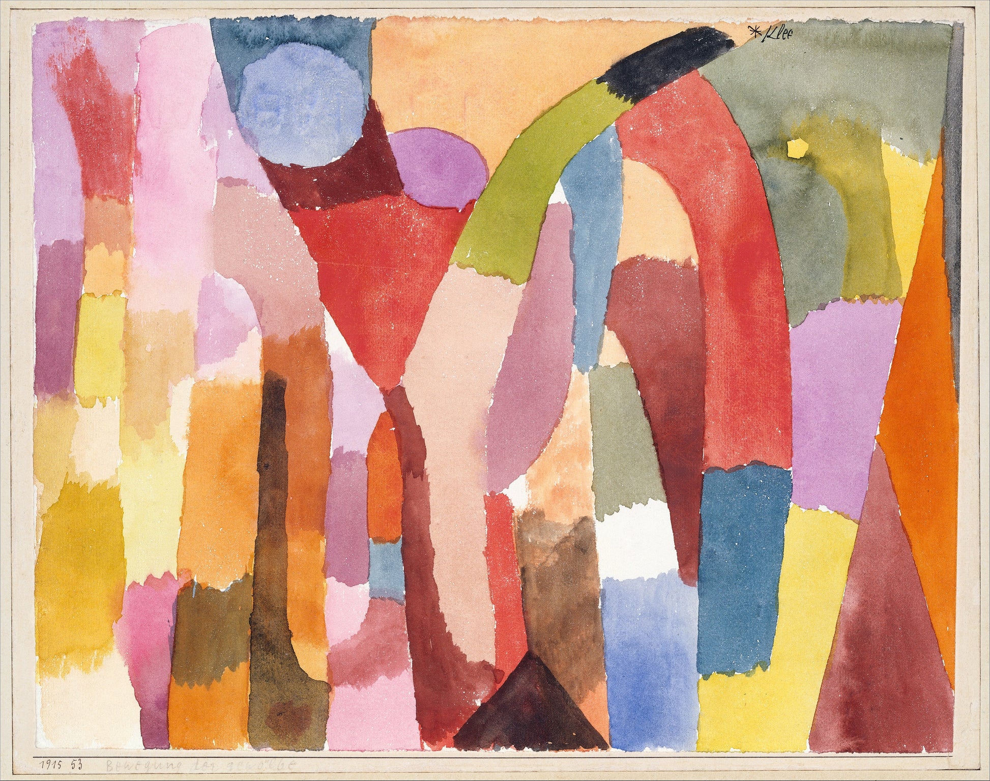 Movement of Vaulted Chambers | Paul Klee
