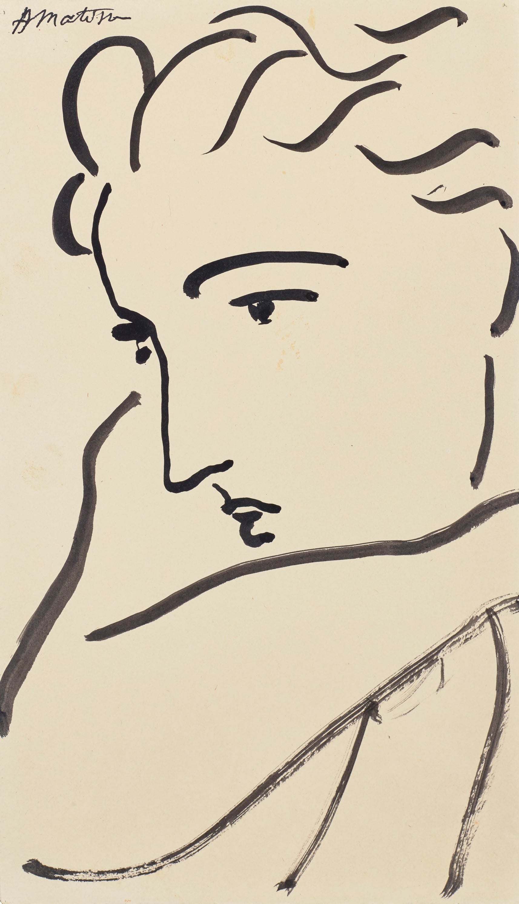 Profil de femme | Henri Matisse