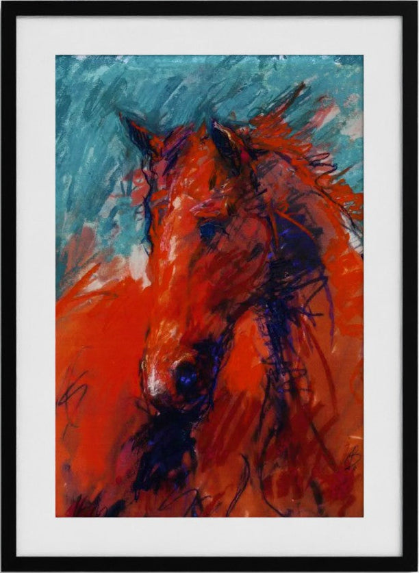 Red Head By Alasdair Banks Print