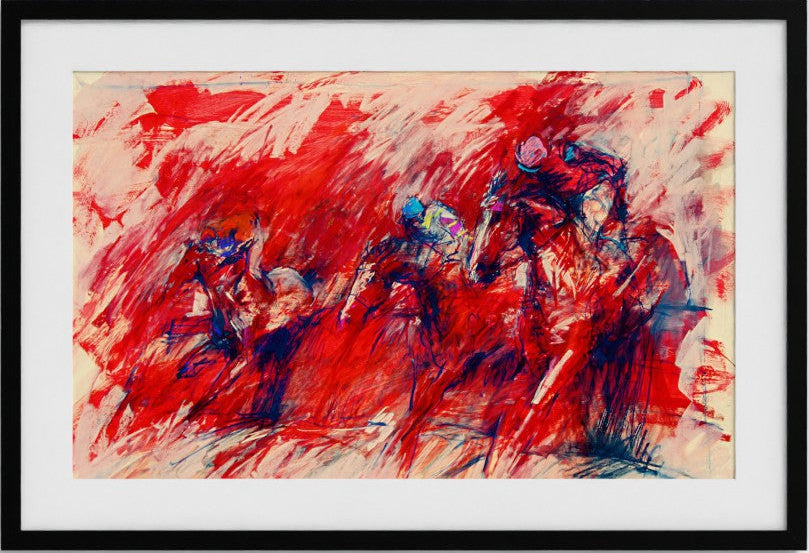 Red Jumpers By Alasdair Banks Print