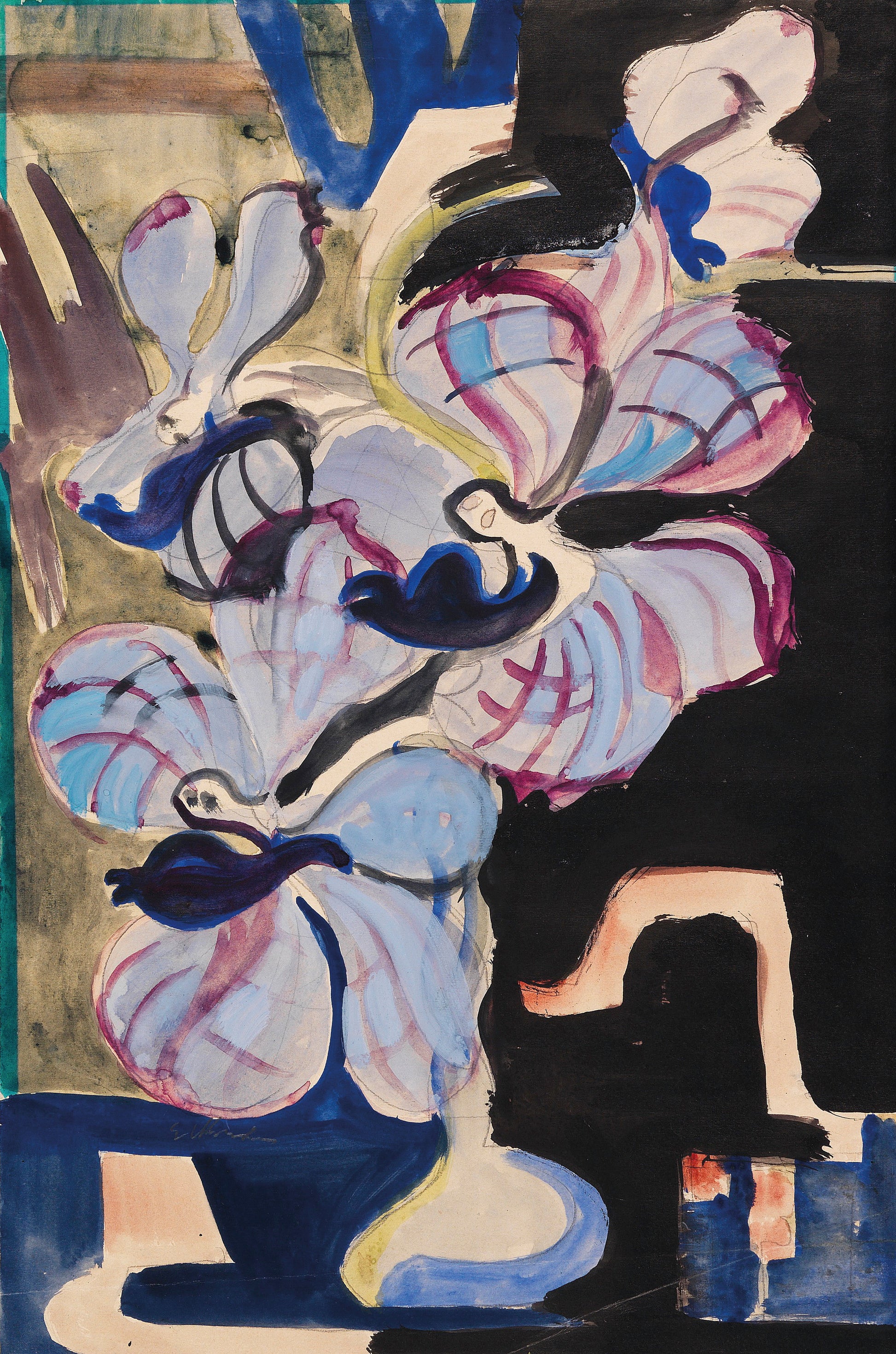 Still Life with Orchids | Ernst Ludwig Kirchner