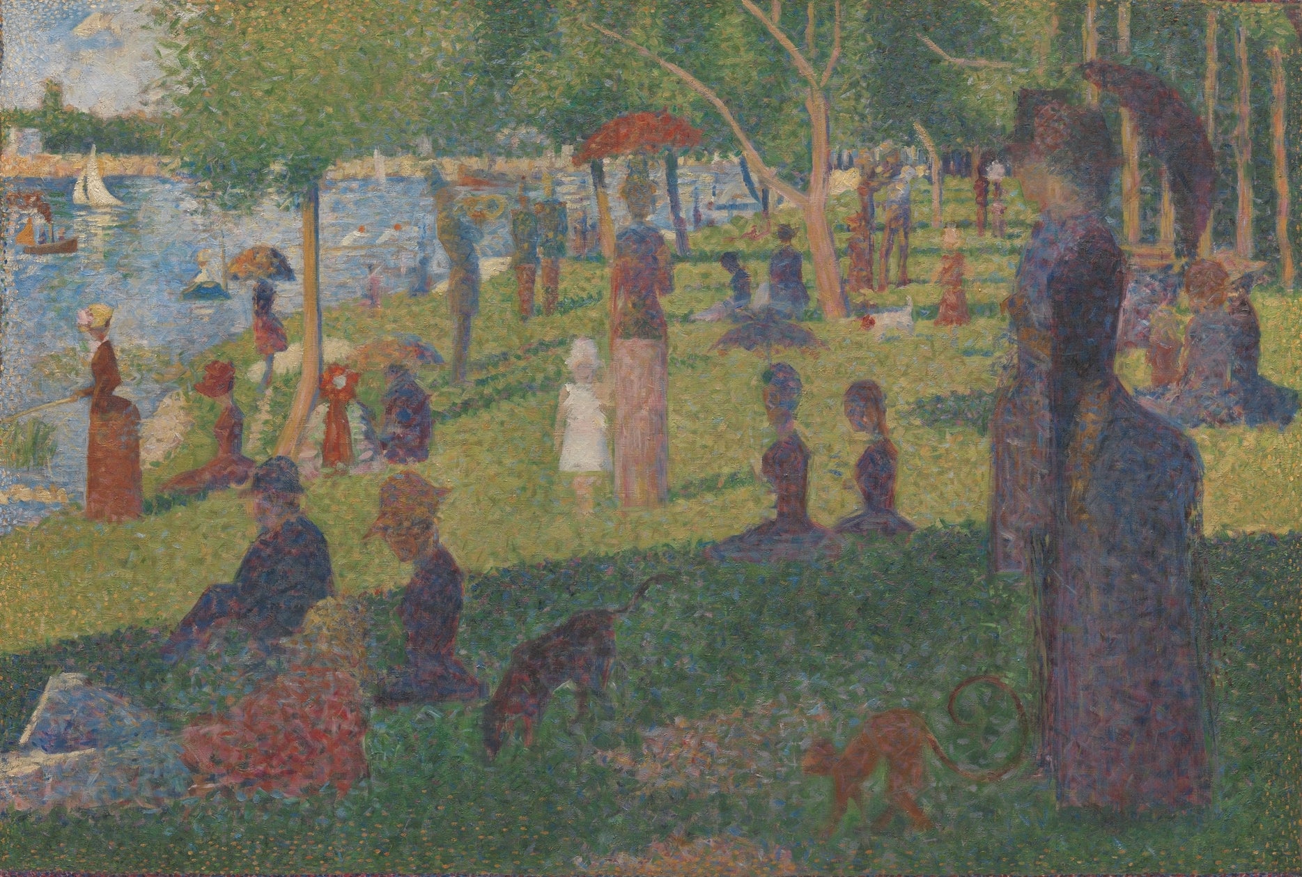 Study for A Sunday on La Grande Jatte | Georges Seurat