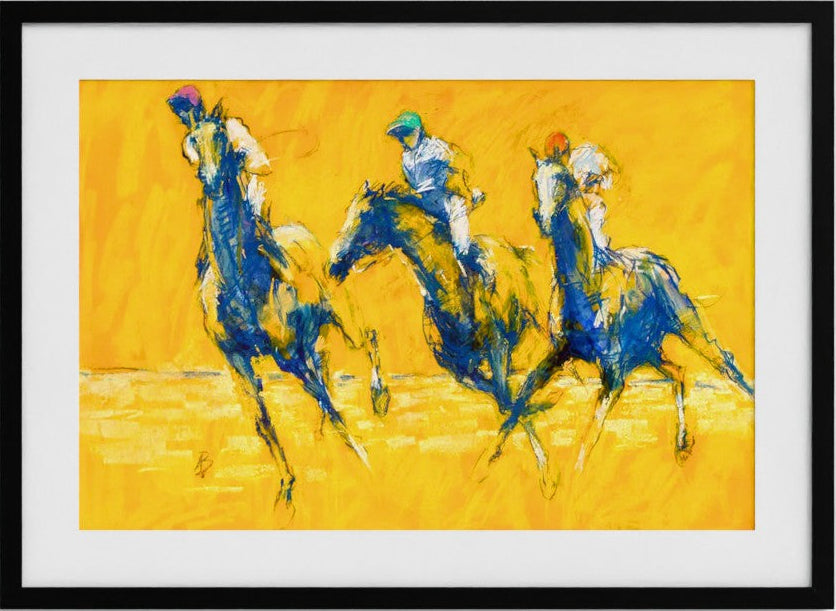 Yellow Study By Alasdair Banks Print