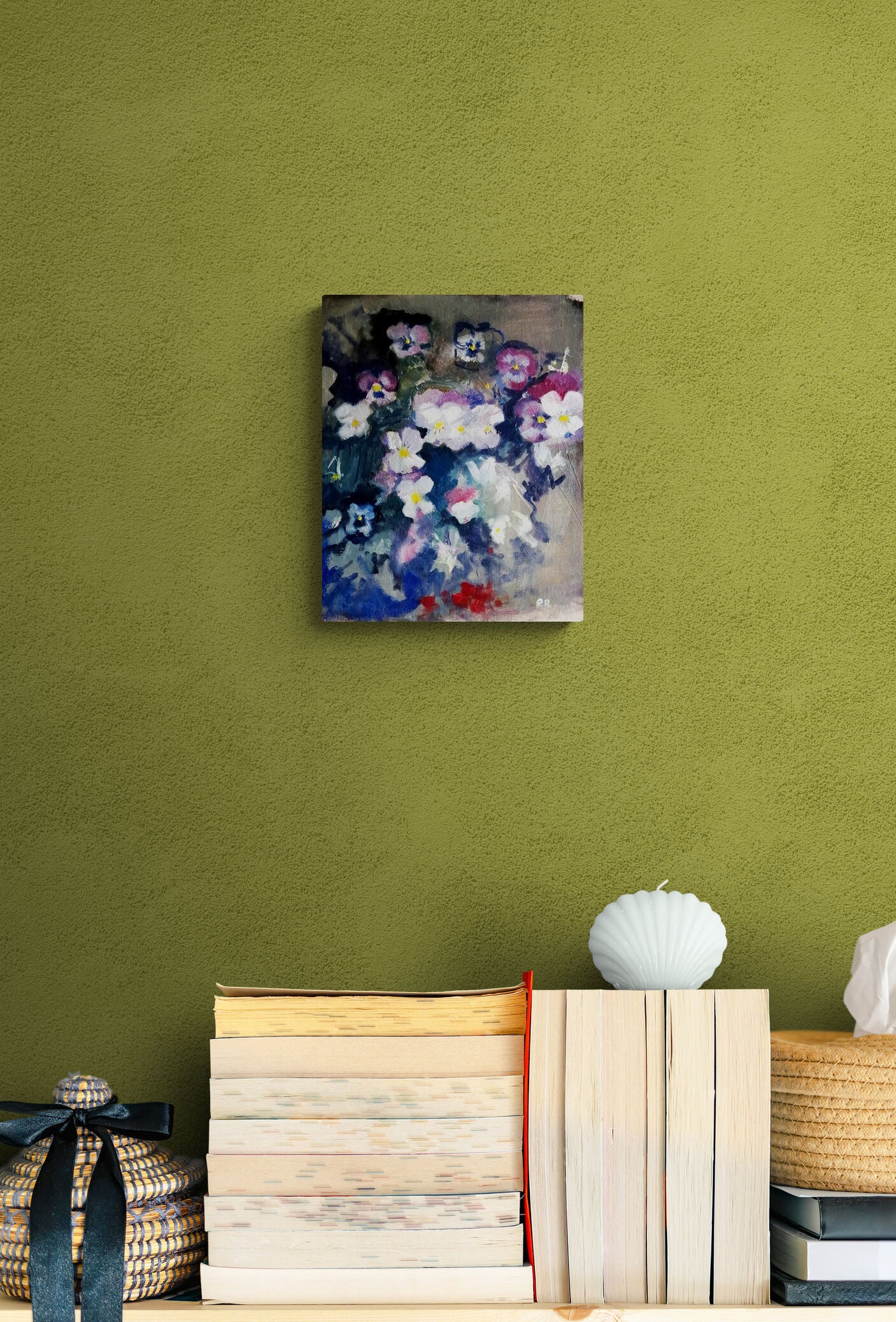 Original artwork | Violas | Rosemary Burn