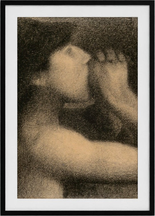 L'écho, study for Une baignade, Asnières | Georges Seurat