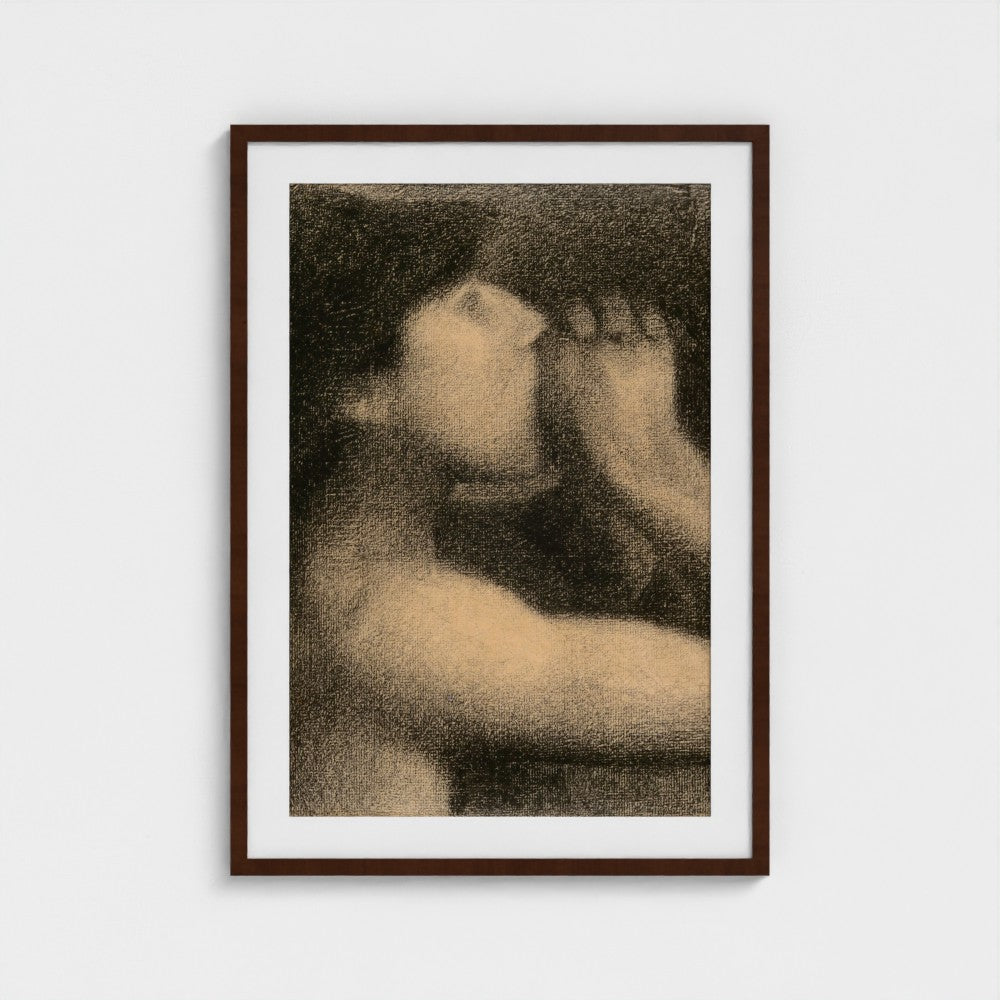 L'écho, study for Une baignade, Asnières | Georges Seurat