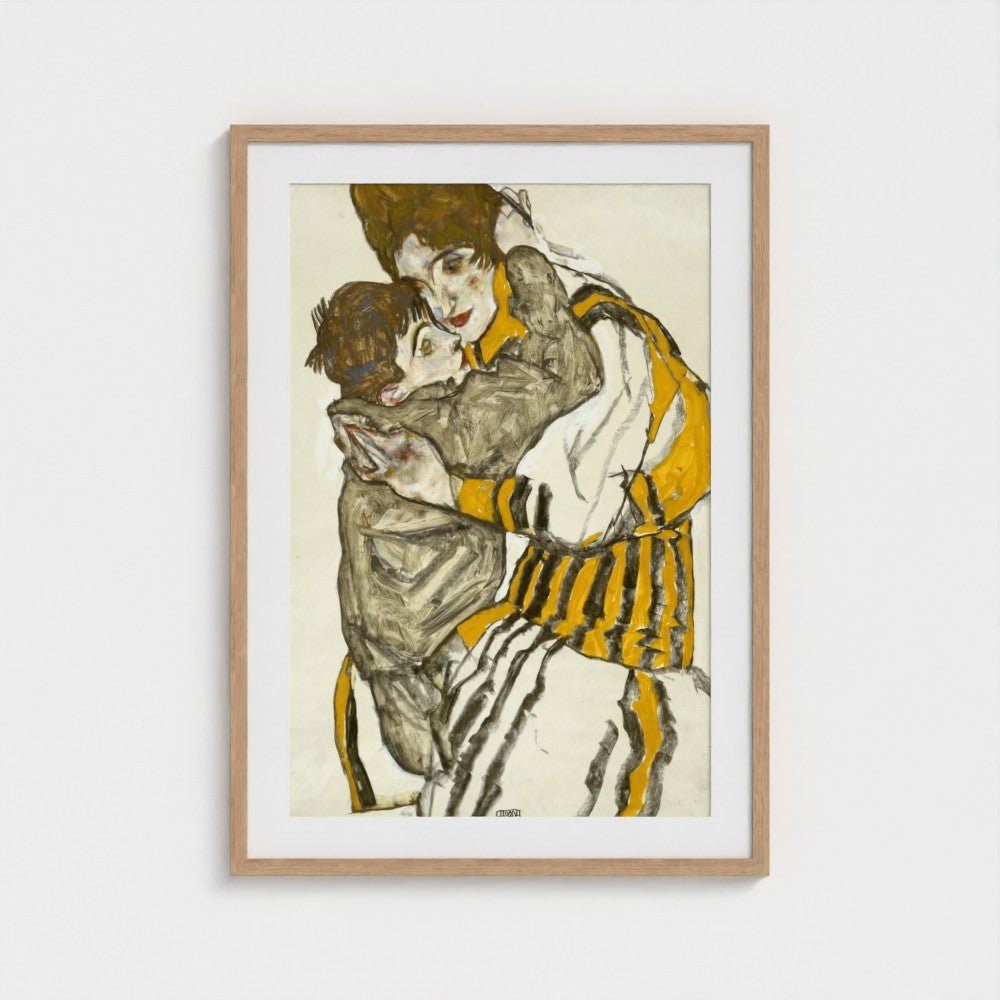 Schiele's Wife with Her Little Nephew | Egon Schiele